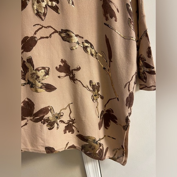 Joseph‎ Ribkoff sweater crewneck pullover pink asymmetrical hem Medium - Picture 4 of 6